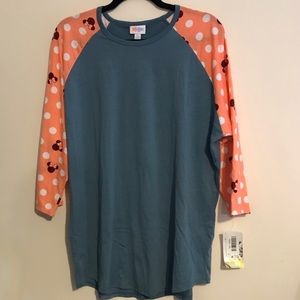 ➕BNWT Disney/LLR 2X Randy Blue w/ Polka Dot Minnie